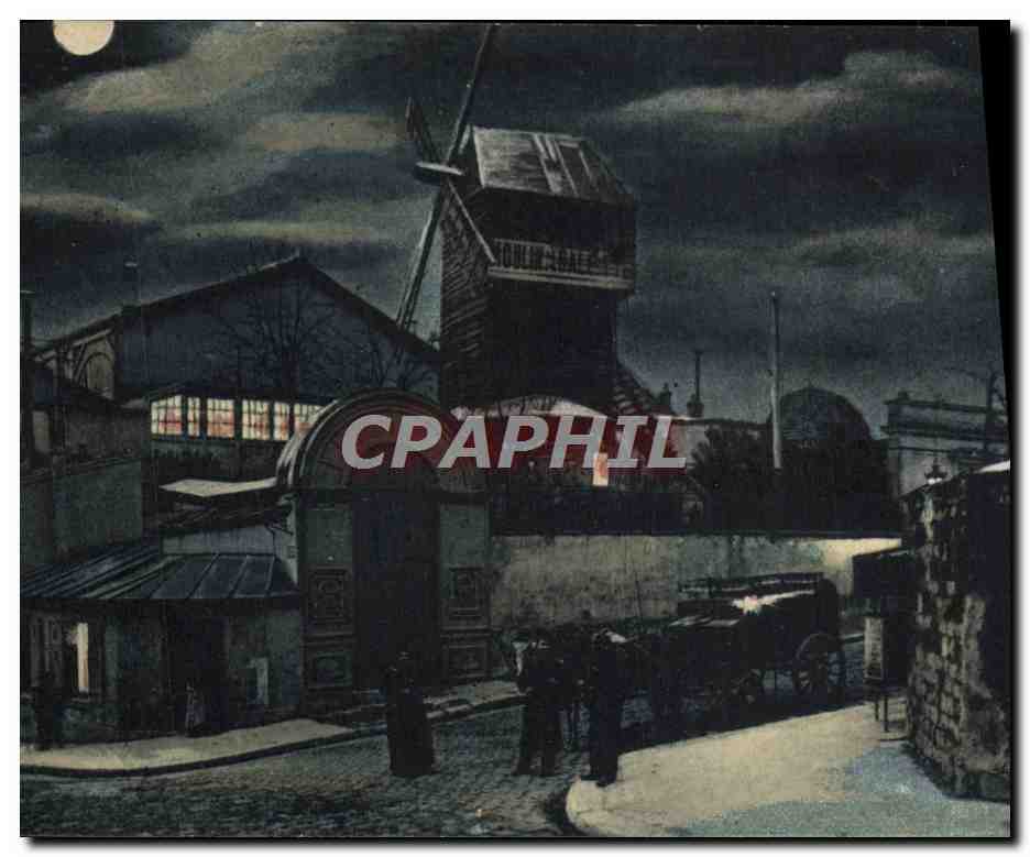 CPA Paris Moulin de la Galette Montmartre