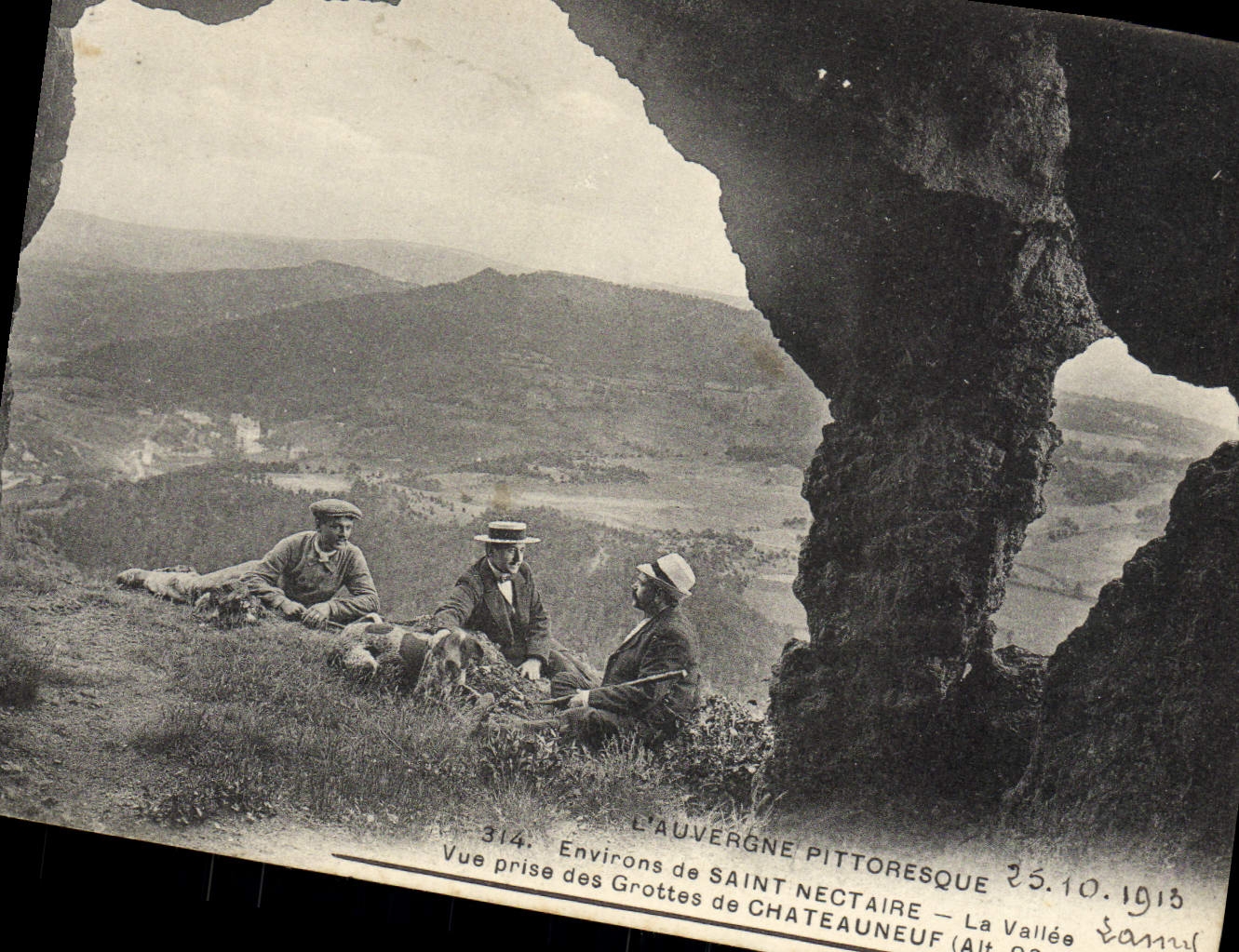 Vallée des Grottes de Châteauneuf — L'Auvergne pittoresque — Éditeur L'Auvergne Pittoresque, n° 314