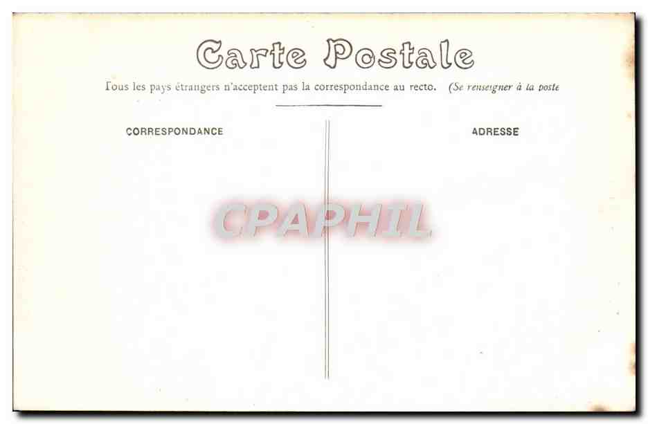 CPA Bourges Eglise Saint Pierre — Rückseite