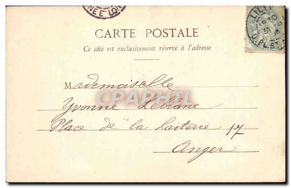 CPA Lille Le Grand Garde Tailleur Paris londres — Back