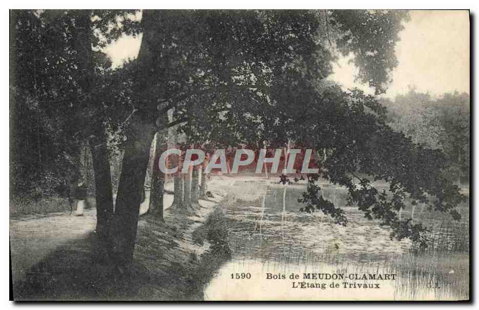 CPA Bois de Meudon Clamart L'Etang de Trivaux