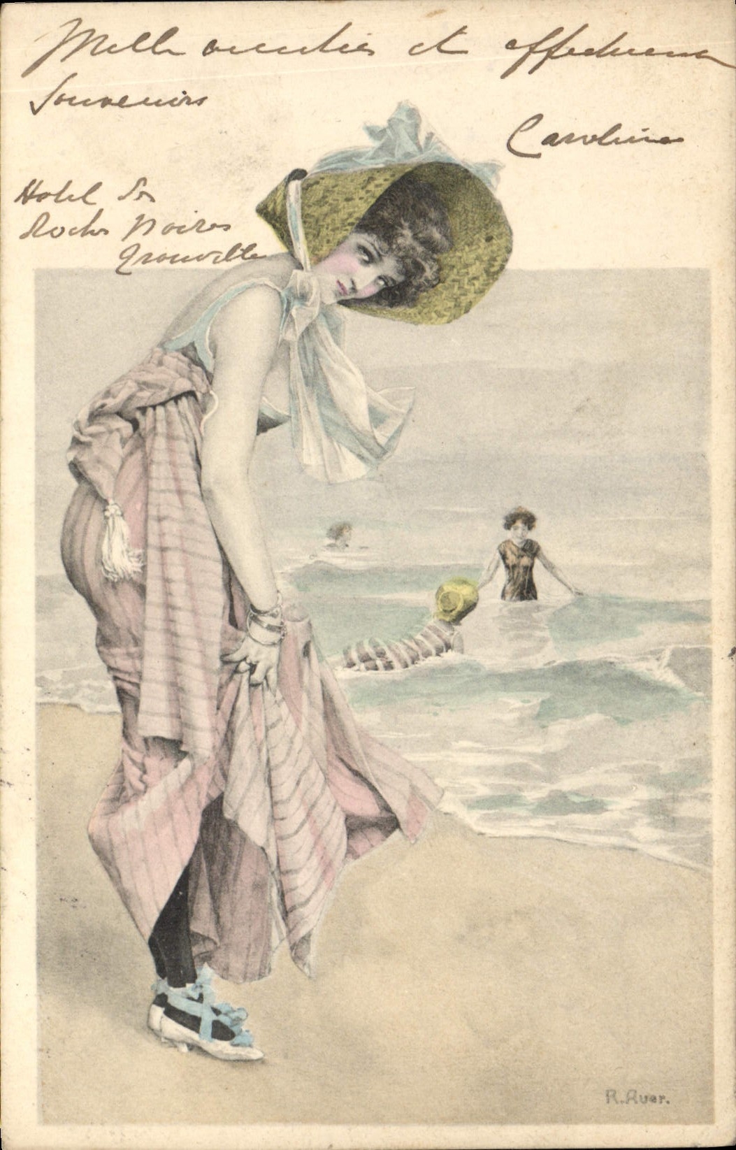 CPA Fantaisie Femme