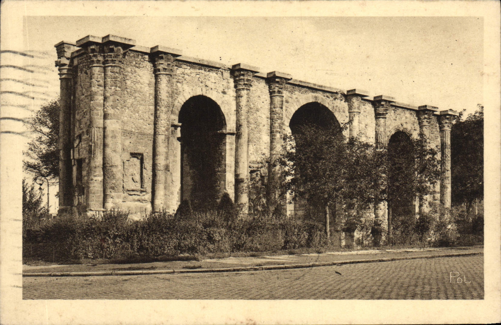 Porte Mars — Ancienne Porte Gallo-Romaine — Édit. Poli-Dupuy, Reims