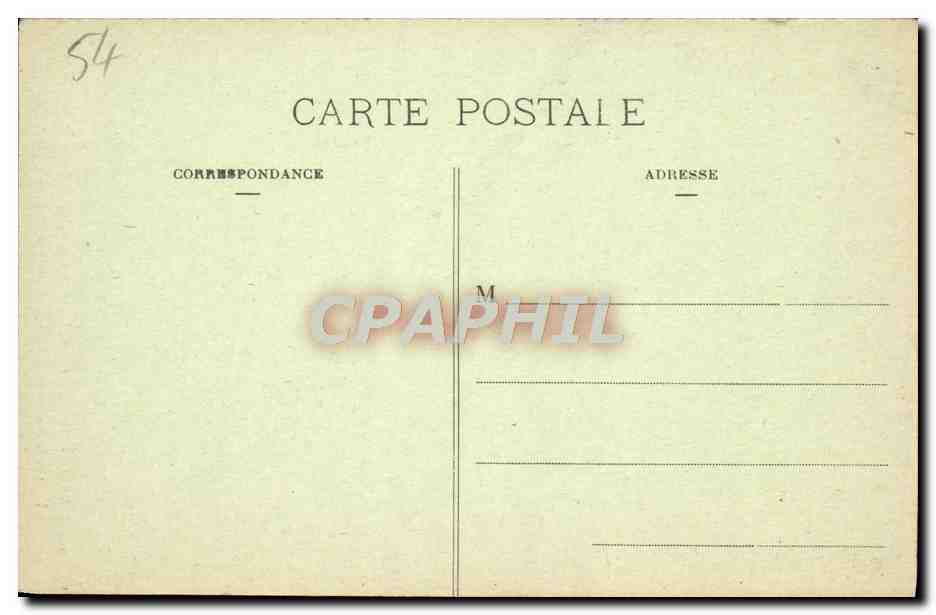 CPA Nancy Musee Lorrain Ancien palais des Ducs de Lorraine Entree d'honneur dite La porterie — Verso