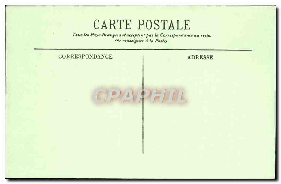 CPA Vichy Un Coin du Parc — Verso