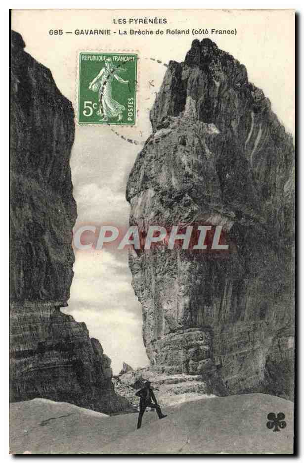 CPA Gavarnie La Breche de Roland