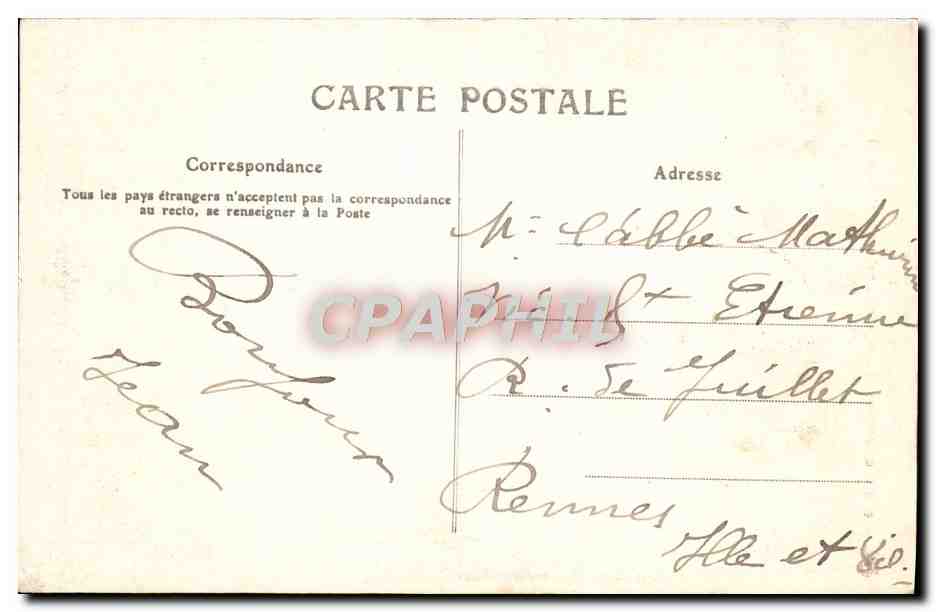 CPA Gavarnie La Breche de Roland — Verso