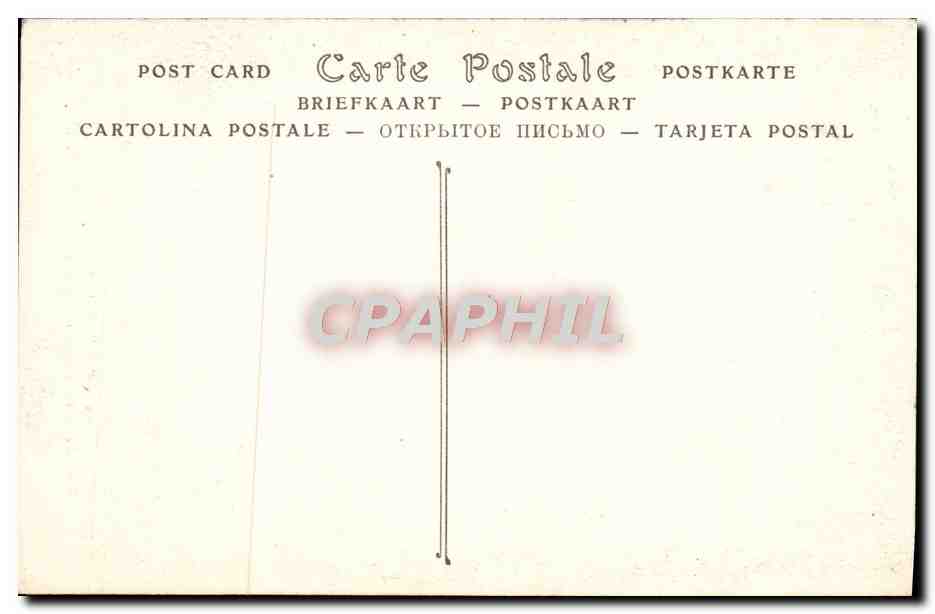 CPA Cathedrale de Reims Portail Central le Grand Pretre Abiathar — Rückseite