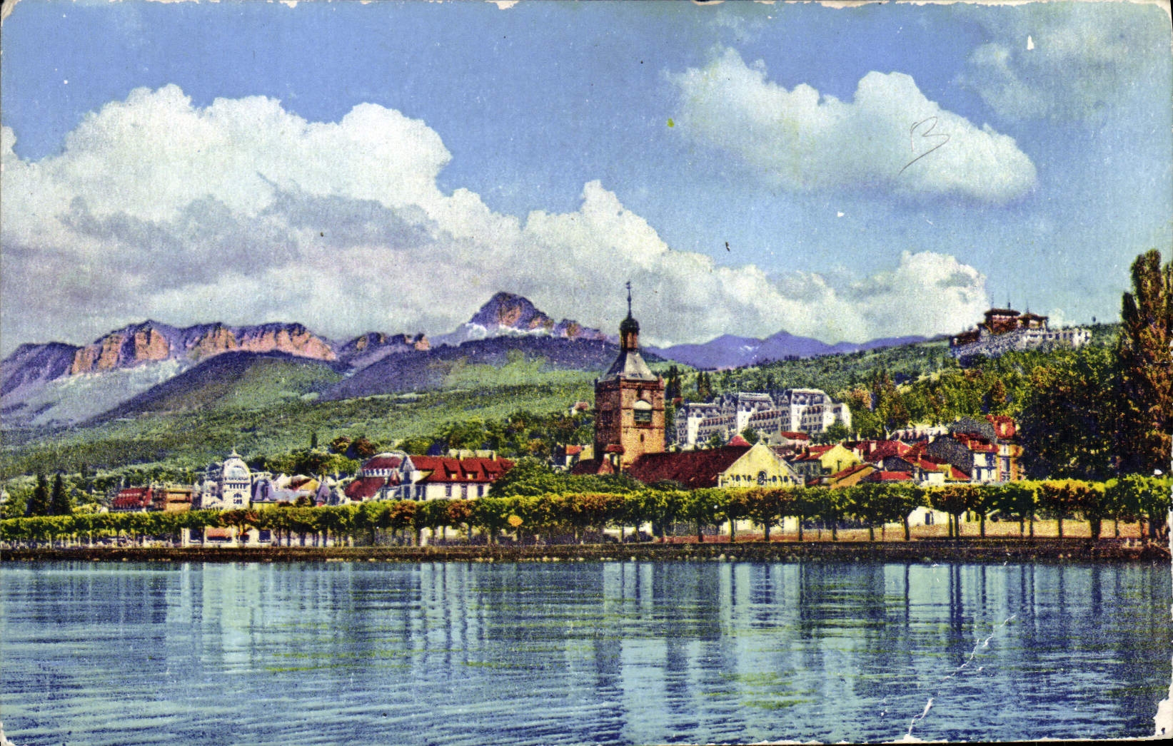 Evian-les-Bains y la Dent d'Oche — Edición Anjou
