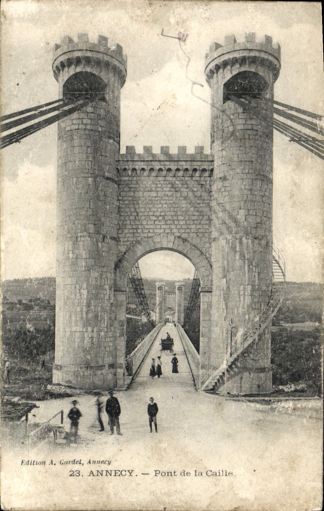 CPA Annecy Pont de la Caille