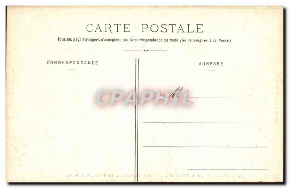 CPA Saint Emilion Pres Libourne Eglise Monolithe — Rückseite