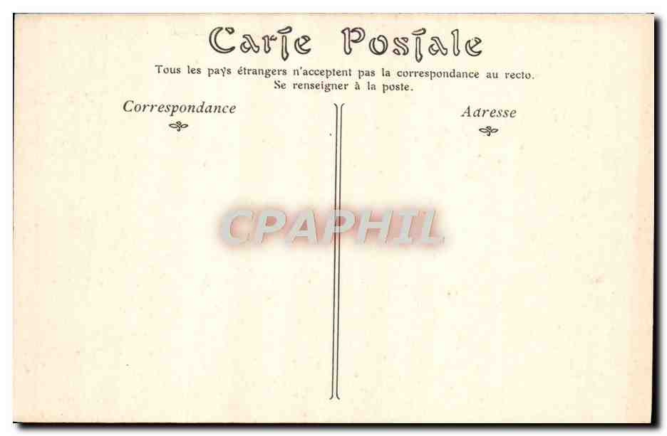 CPA Biarritz Rochers de la Loge du Theatre — Verso