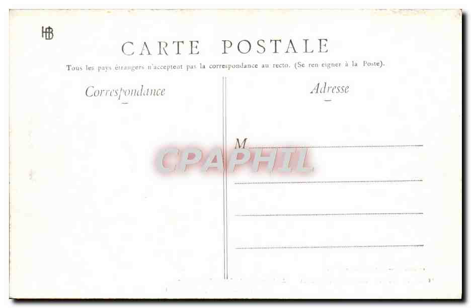 CPA Saintes Anciennes Arenes Romaines — Rückseite