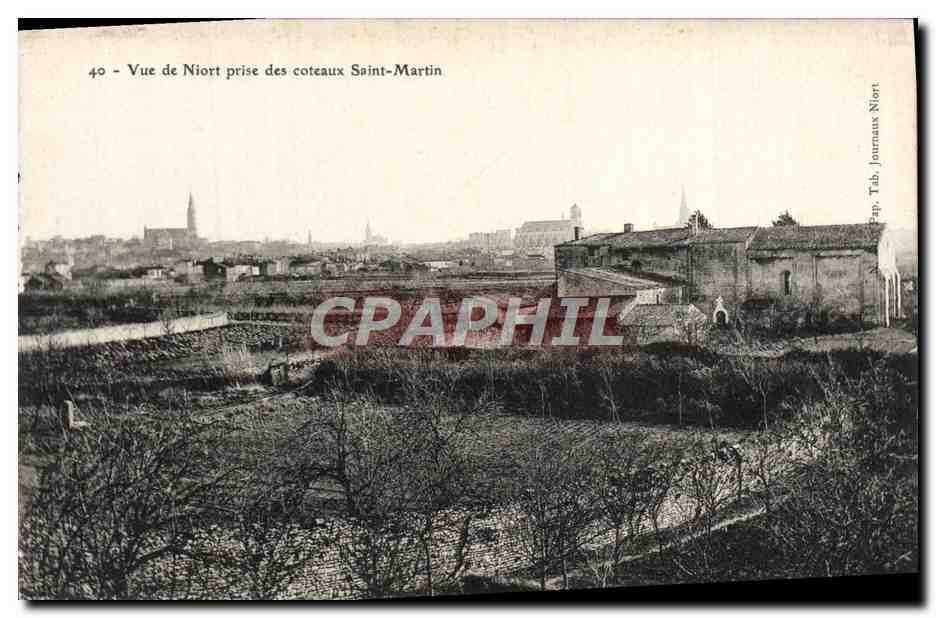 View of Niort from the Saint-Martin Hills — Journaux Niort, n°40