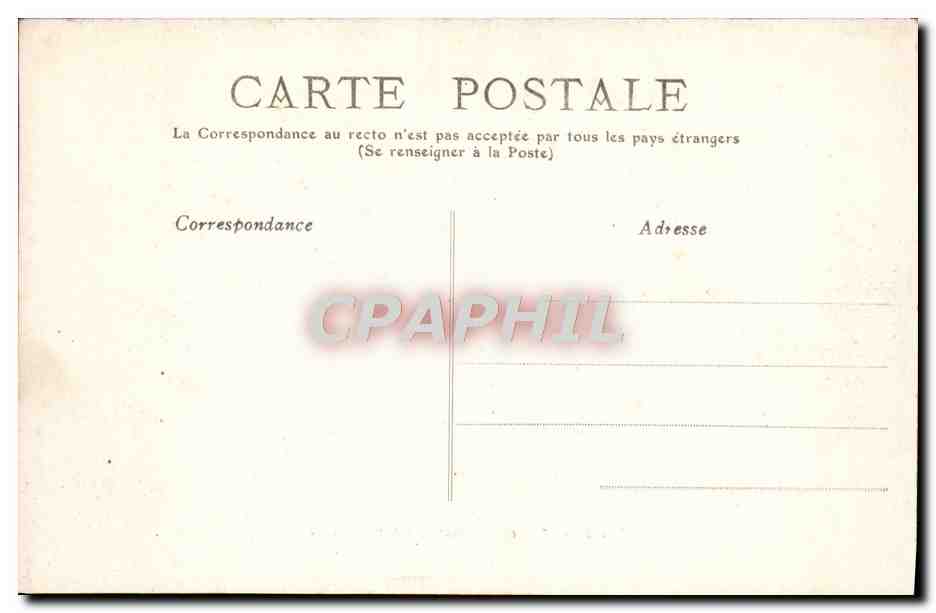 CPA L'Entree du Port de La Pallice Bateau — Rückseite