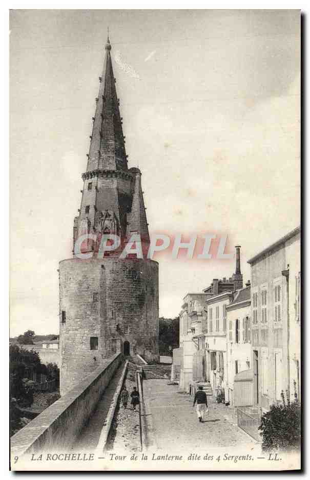 La Rochelle — Tour de la Lanterne dite des 4 Sergents — LL.