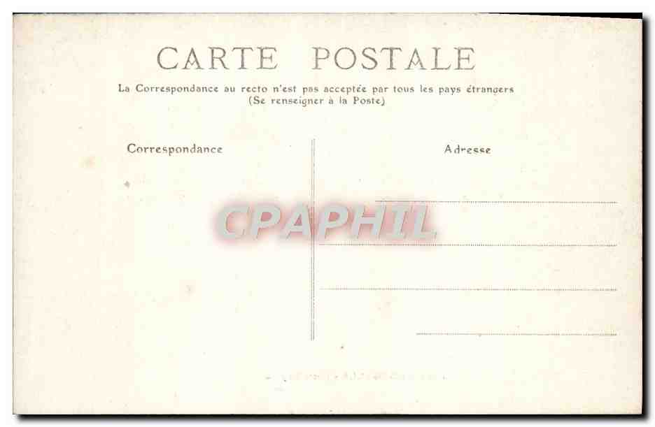 La Rochelle - Porte Royale — vue de l'entrée monumentale avec char à cheval — éditeur inconnu, n°5 — Verso