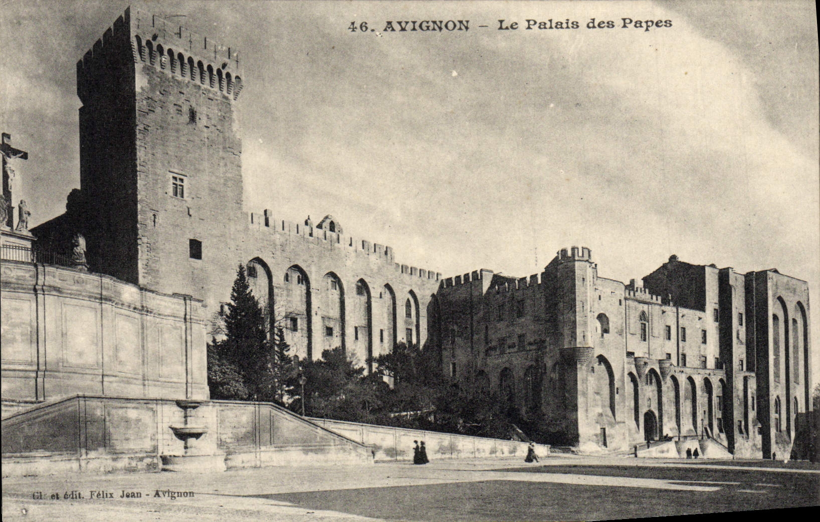 CPA Avignon Le Palais des papes