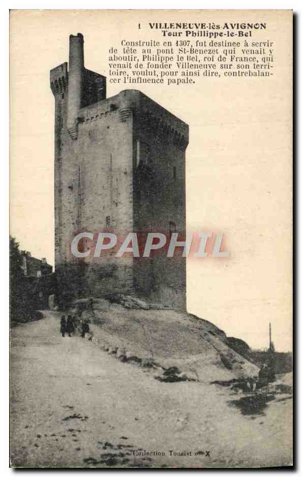 CPA Villeneuve Les Avignon Tour Phillippe le Bel