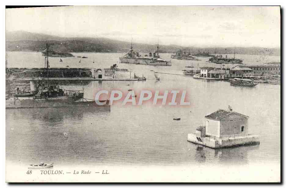 CPA Toulon La Rade Bateaux