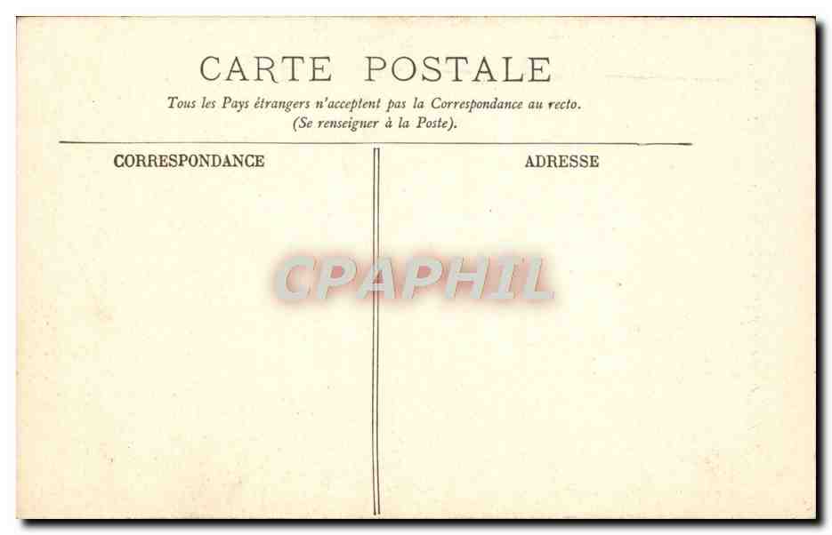 CPA Le Treport L'Escalier de la Falaise — Rückseite