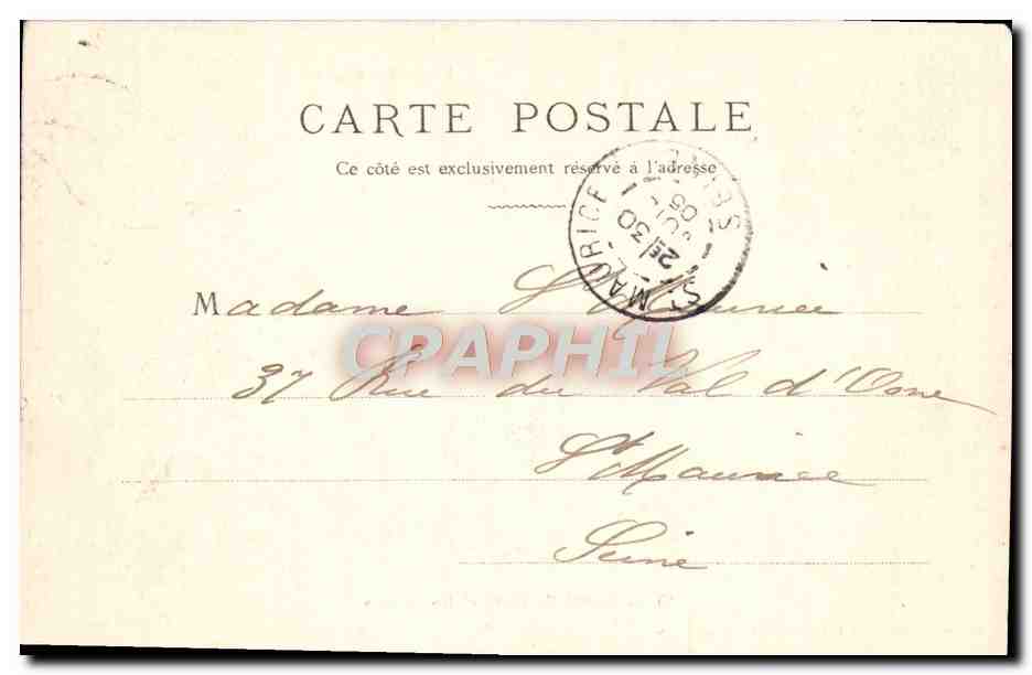 CPA Berck Plage Le L'Hopital Maritime et les Jardins — Rückseite