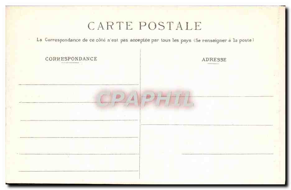 CPA Lourdes Pelerins les Bras en croix devant les Piscines — Verso