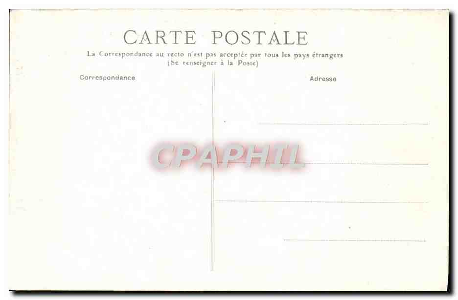 CPA Lourdes La Basilique — Verso