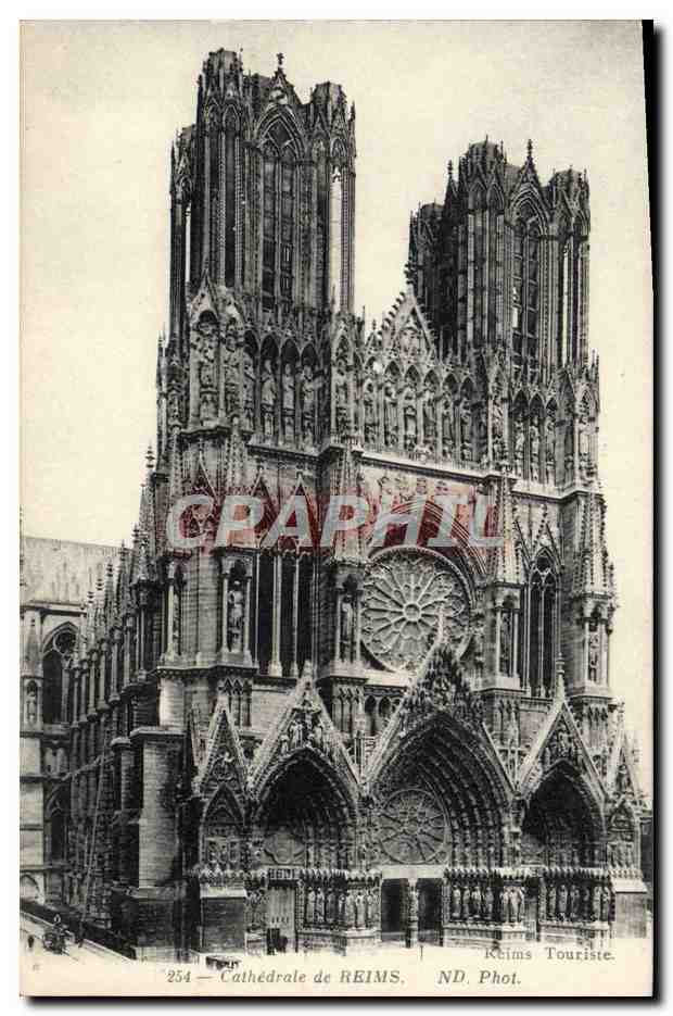 CPA Cathedrale de Reims 