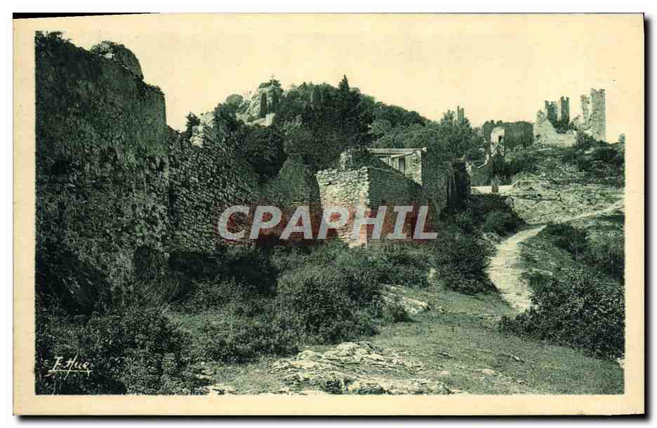 CPA Hyeres Les Palmiers Ruines du Vieux Chateau Feodal