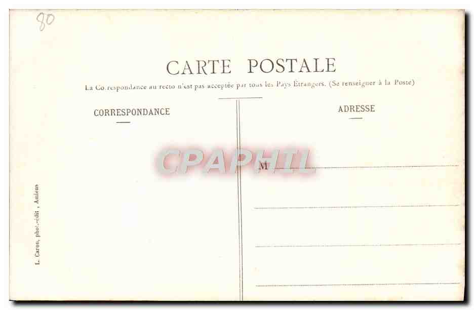 Amiens - Cathédrale - Vie de St Firmin (2) - L. Caron, phot.-édit. Amiens — Back