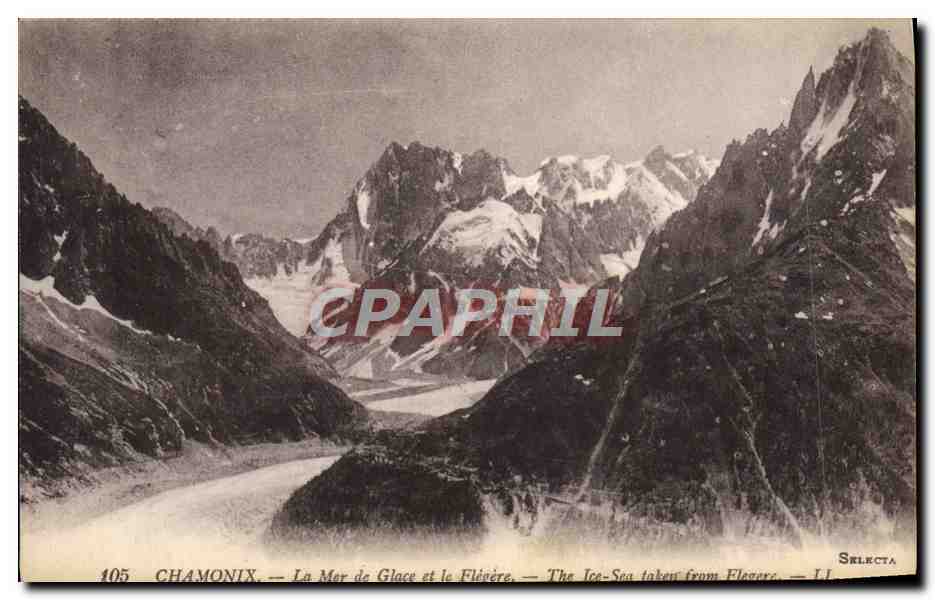 CPA Chamonix La mer de Glace et le Flegere