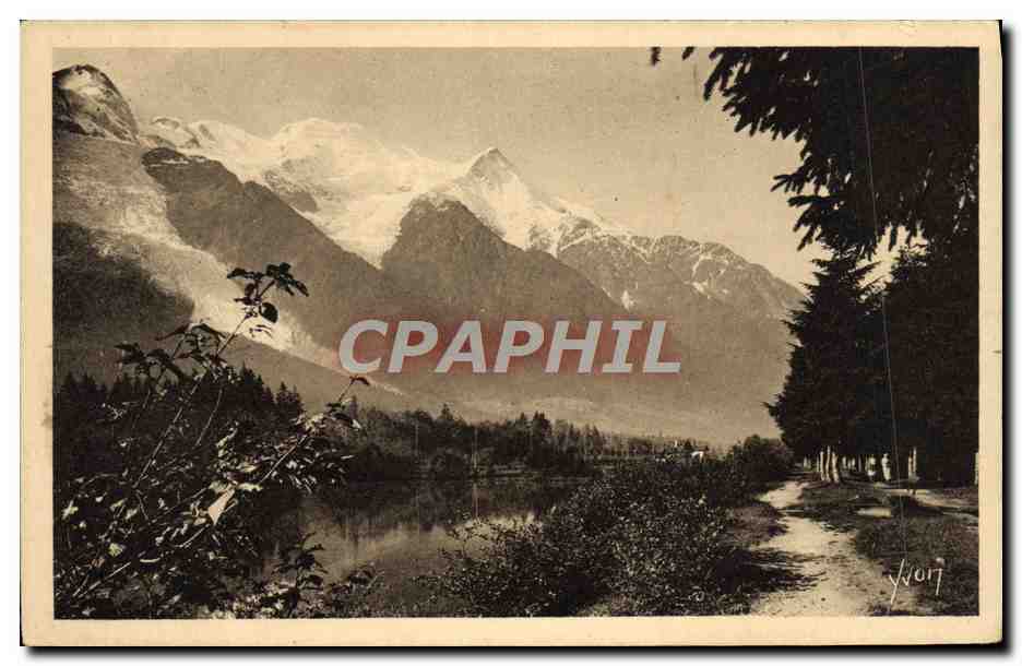 CPA Chamonix Mont Blanc Le Miroir du Mont Blanc