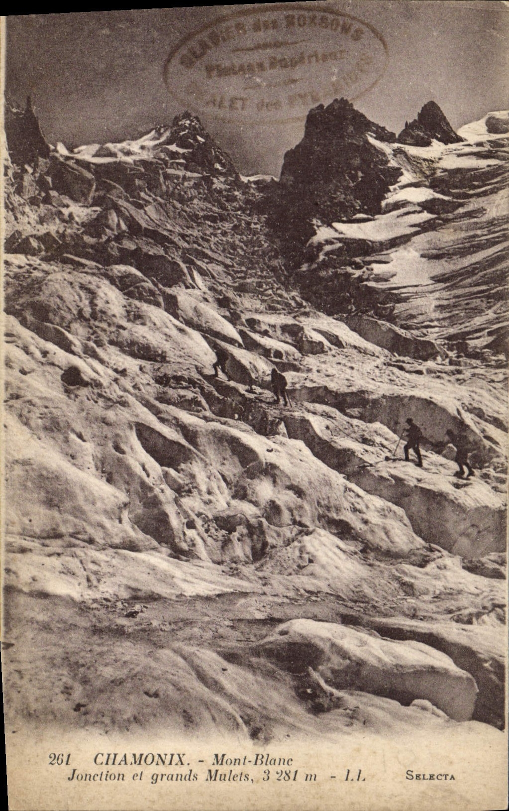 CPA Chamonix Mont Blanc Jonction et Grands Mulets