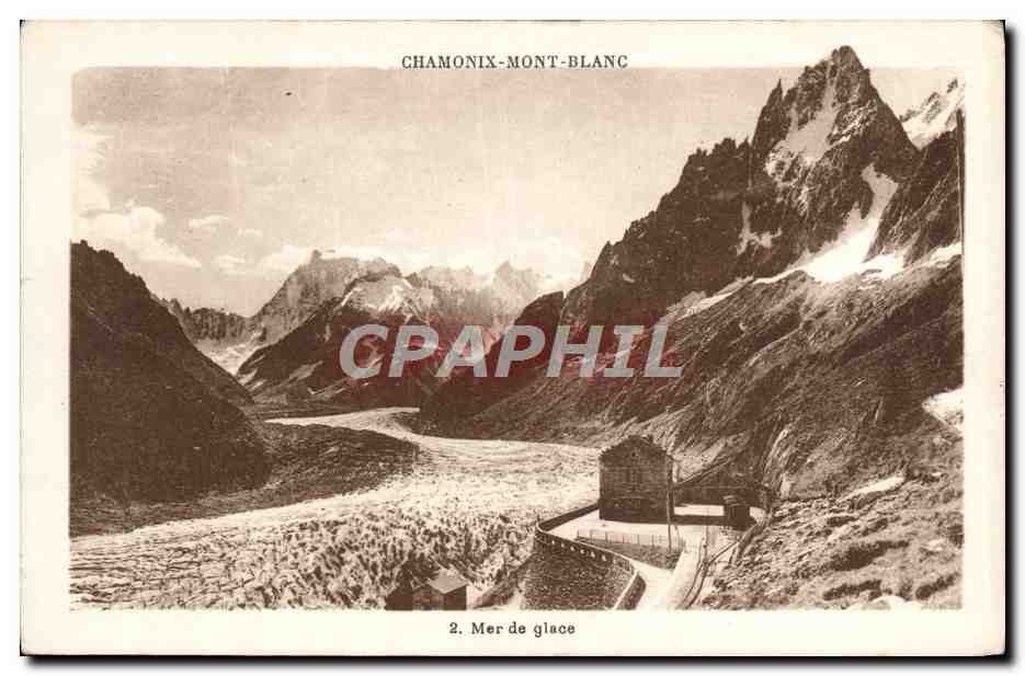 CPA Chamonix Mont Blanc Mer de Glace