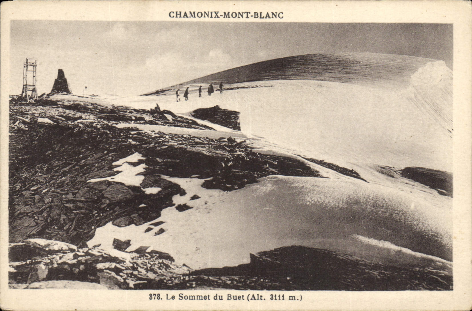 CPA Chamonix Mont Blanc Sommet du Buet