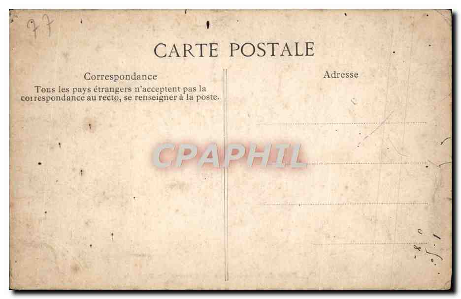 Forêt de Fontainebleau — Caverne des Brigands — Éditeur : Ginner & Taily, n°452 — Verso