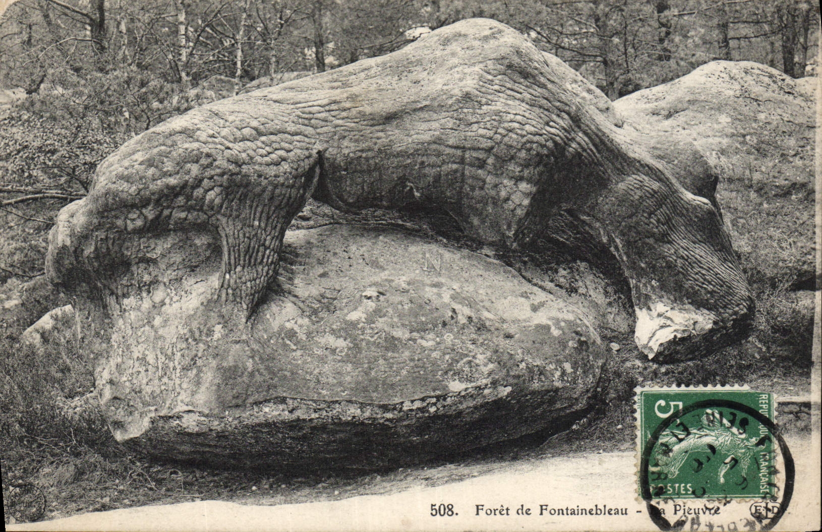 Foresta di Fontainebleau — La Pieuuvre — Editore: La Pieuuvre, n° 508