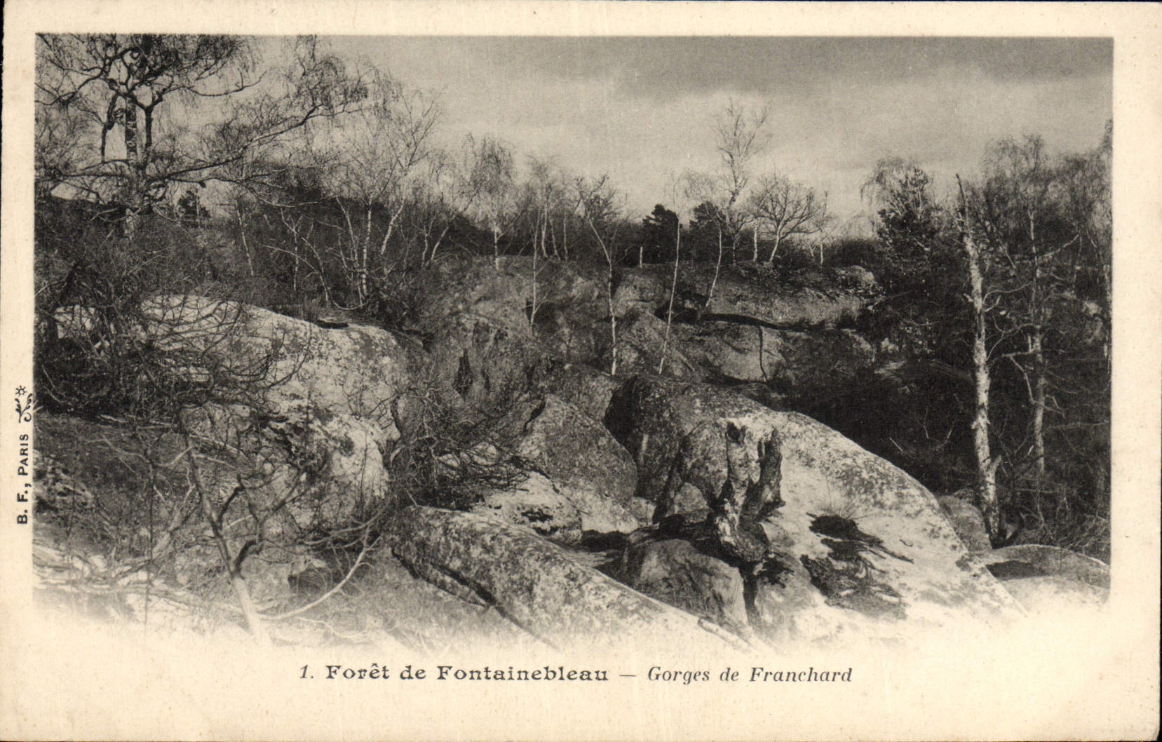 Foresta di Fontainebleau — Gole di Franchard — B.F. PARIS