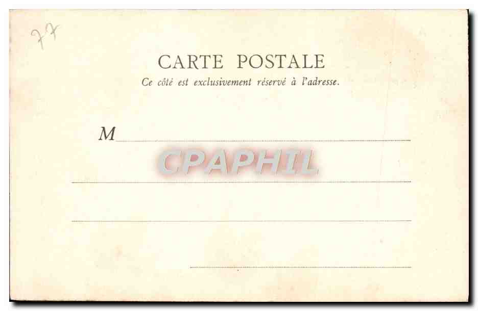 Foresta di Fontainebleau — Gole di Franchard — B.F. PARIS — Verso