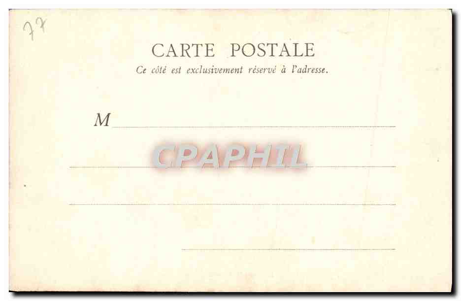 Forest of Fontainebleau — Rocher de Bou ligny — B.F. Paris, No. 8 — Back