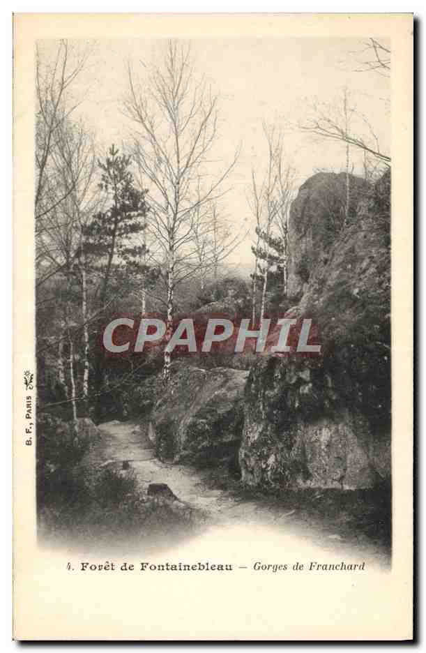 Forêt de Fontainebleau — Gorges de Franchard — B. F., Paris