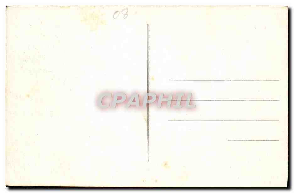 CPA Vichy Le Chalet De Canotage Sur I'Allier — Verso