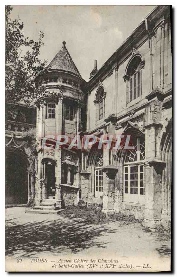 CPA Tours Ancien Cloitre Des Chanoines de Saint Gatien 