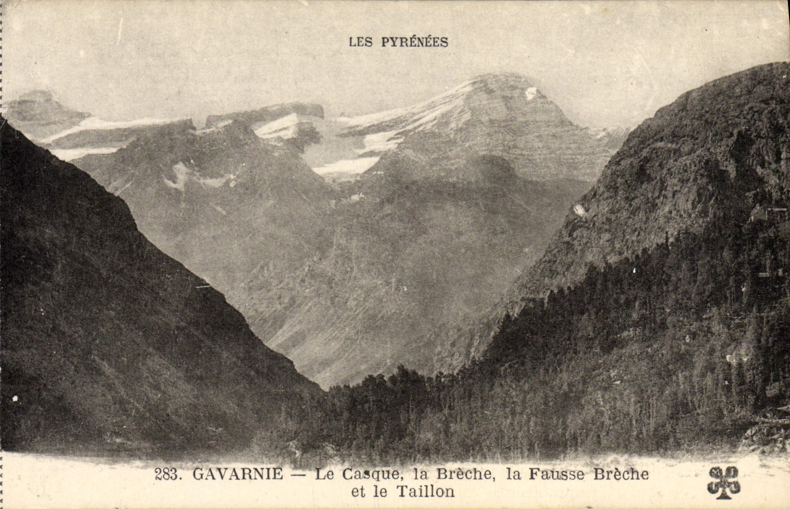 CPA Gavarnie Le Casque La Casque La Breche et le Taillon