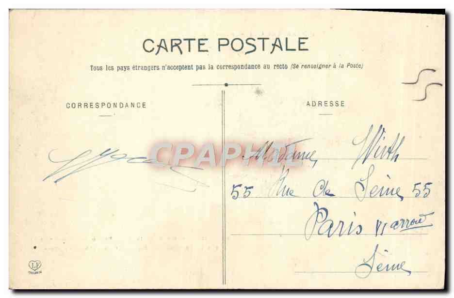 CPA Les Pyrenees Massif du Carlitte Etang de Lanoux  — Rückseite