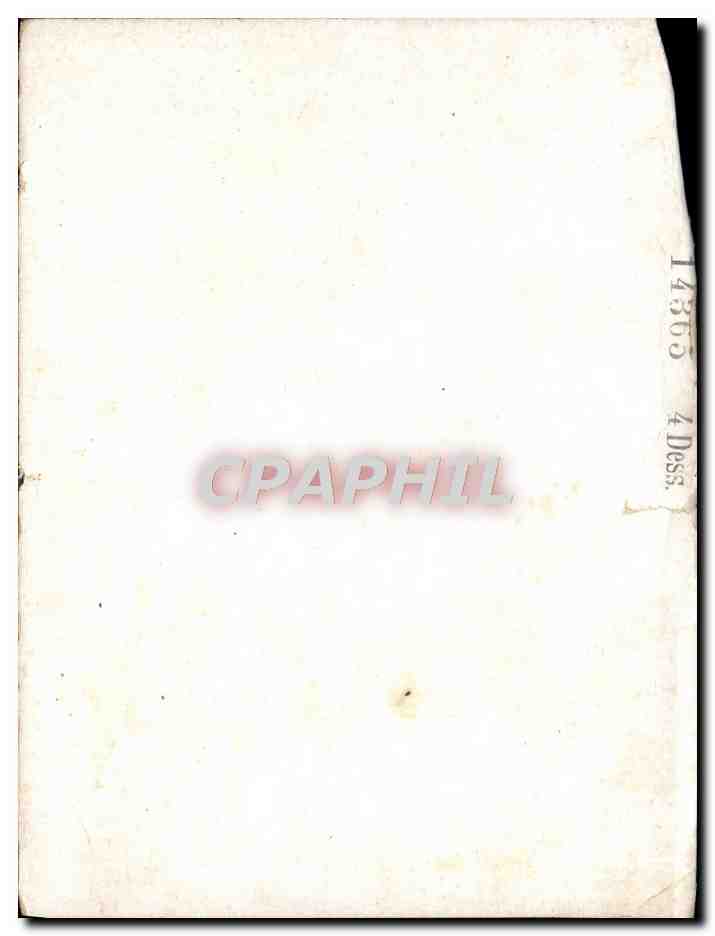 Chromo Enfant Poupee — Rückseite