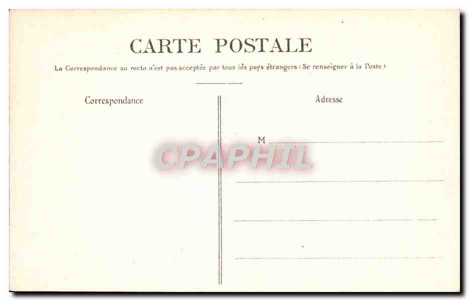 CPA Paris L'Avenue De Bois De Boulogne — Rückseite
