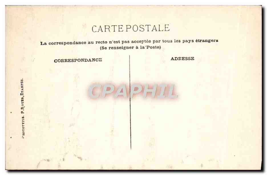 Chalo-Saint-Mard — La Chapelle du Château — S. & O. — Rückseite