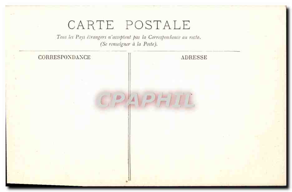 CPA Royat Les Bains Vue Prise Sur I'Eglise — Back